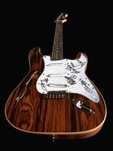 AC/DC band signed guitar